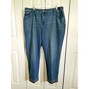 Catherine's Women's Curvy Denim Jeans‎ 20W Casual Jeans Stretchy and Sequined
